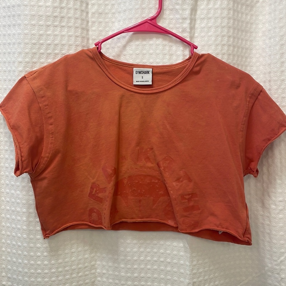 Gymshark Orange Crop Top